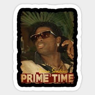 Deion Sanders - Prime Time Vintage Sticker